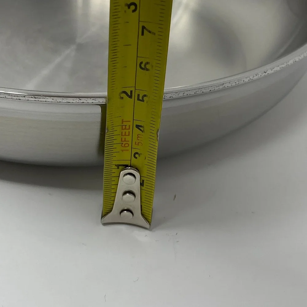 Tramontina 8 in Fry Pan Tri Ply Clad Premium Stainless Skillet Lid 66836/203